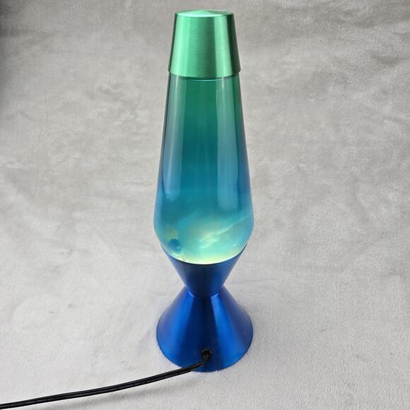 Schylling Lava Lamp XL 16.3 Inch Ocean Blue Green Tested & Works Home Decor - Picture 3 of 9